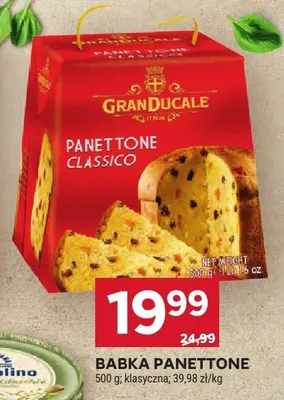 Babka Panettone Classico GranDucale klasyczna promocja w Stokrotka