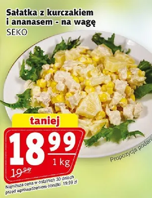 Sałatka z kurczakiem i ananasem na wagę Seko promocja w Prim Market