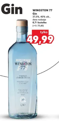 Gin Wingston 77 dwa rodzaje promocja w Kaufland