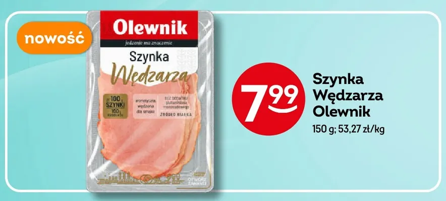 Szynka Wędzarza Olewnik promocja w Żabka