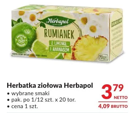 Herbatka ziołowa Herbapol promocja w Makro