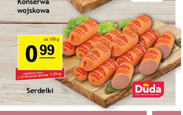 Serdelki Duda promocja w Gram Market