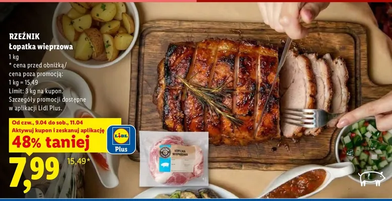 Łopatka wieprzowa promocja w Lidl