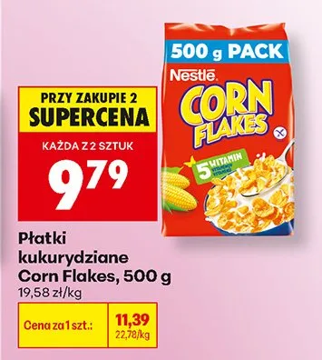 Płatki kukurydziane Nestlé Corn Flakes promocja w Biedronka