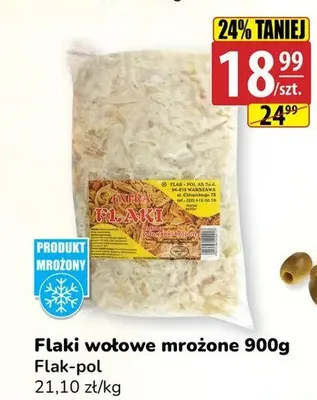 Flaki wołowe mrożone Flak-pol promocja w API Market