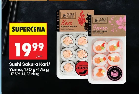 Sushi Sakura Yume promocja w Biedronka