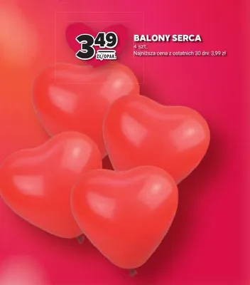 Balony serca promocja w Stokrotka