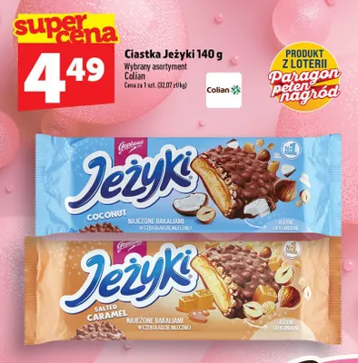 Ciastka Jeżyki Coconut promocja w TOPAZ