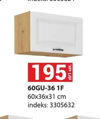 Szafka kuchenna wisząca Stilo 60GU-36 1F promocja w Merkury Market
