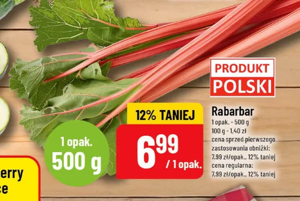 Rabarbar polski promocja w POLOmarket