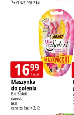 Maszynka do golenia Bic Soleil 8-pak promocja w Leclerc