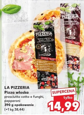 Pizza włoska prosciutto cotto e funghi promocja w Kaufland