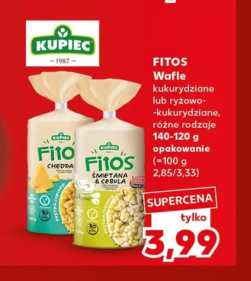 Wafle kukurydziane Fitos Kupiec promocja w Kaufland