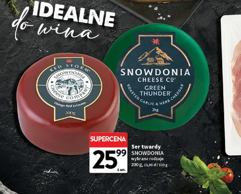 Ser twardy Snowdonia wybrane rodzaje promocja w Intermarche