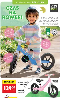 Rowerek biegowy promocja w Biedronka