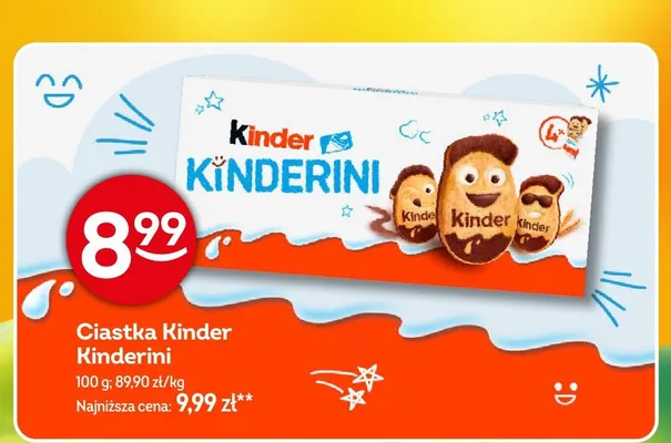 Ciastka Kinderini promocja w Żabka