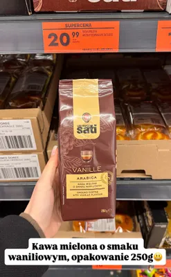 Kawa mielona o smaku waniliowym Vanille Arabica promocja w Biedronka