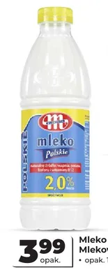 Mleko Polskie Mlekovita 2% promocja w Odido