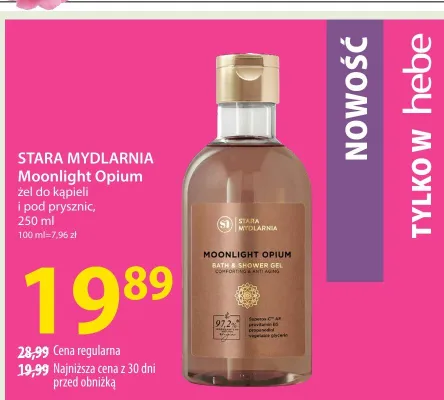 Żel do kąpieli i pod prysznic Moonlight Opium promocja w Hebe