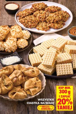 Ciastka na wagę promocja w Biedronka