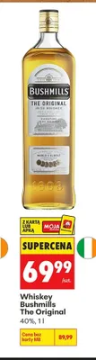 Whiskey Bushmills The Original promocja w Biedronka