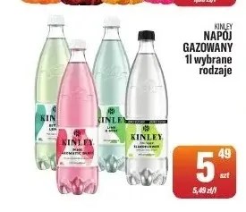 Napój gazowany Kinley Pink Aromatic Berry promocja w Tomi Markt