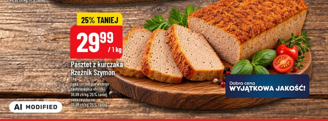 Pasztet z kurczaka Rzeźnik Szymon promocja w POLOmarket