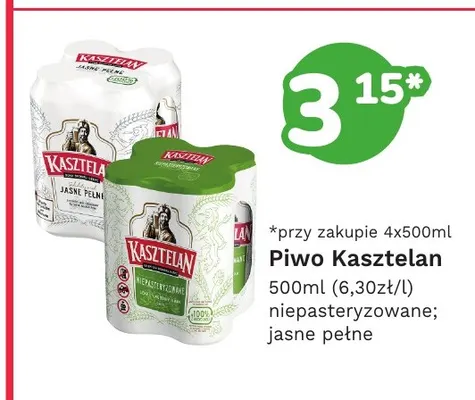 Piwo Kasztelan promocja w Limonka