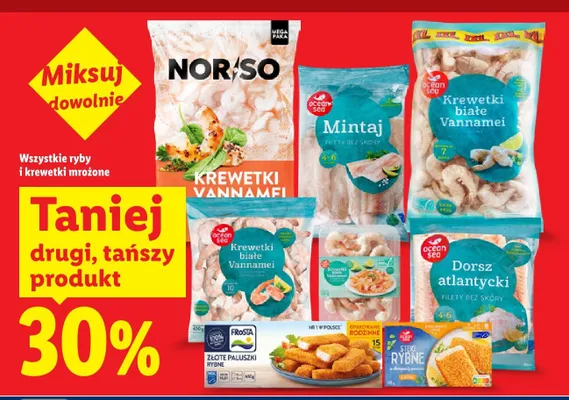 Mintaj filety bez skóry Ocean Sea promocja w Lidl