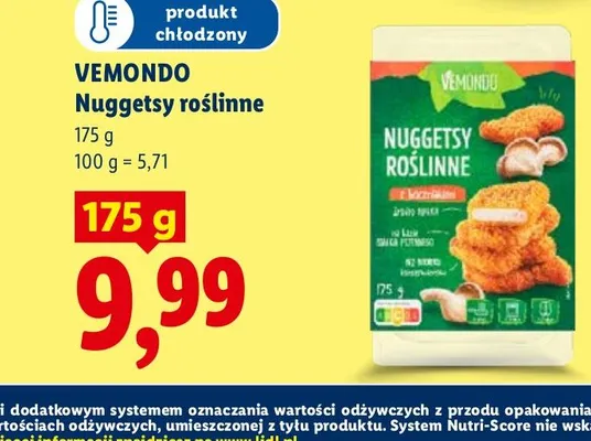 Nuggetsy roślinne promocja w Lidl
