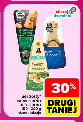 Ser żółty Parmigiano Reggiano 12 Parmareggio promocja w Carrefour Market