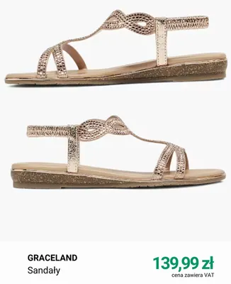 Sandały Graceland promocja w Deichmann