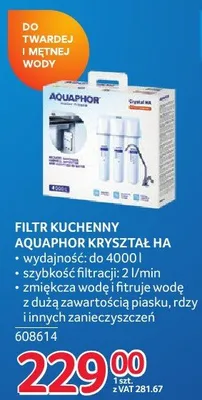 Filtr kuchenny Aquaphor Kryształ HA promocja w Selgros