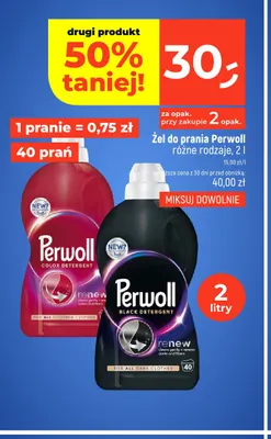 Żel do prania Perwoll Renew Color promocja w Dealz