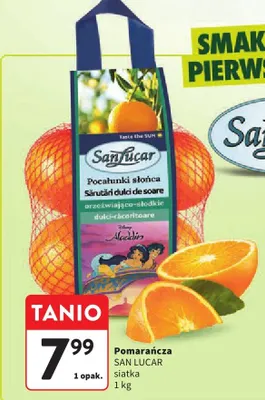 Pomarańcza siatka promocja w Intermarche