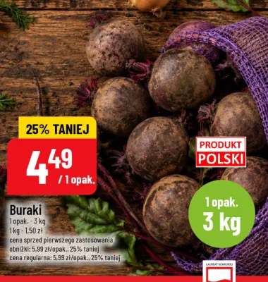Buraki promocja w POLOmarket