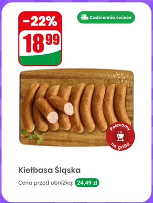 Kiełbasa Śląska promocja w Dino