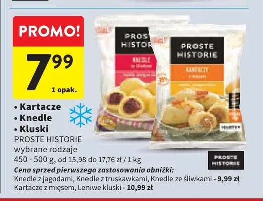 Knedle z jagodami Proste Historie promocja w Intermarche