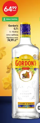 Gin London Dry Gin promocja w Żabka