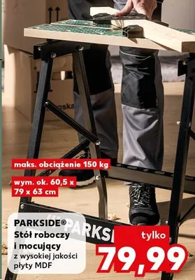 Stół roboczy i mocujący promocja w Kaufland