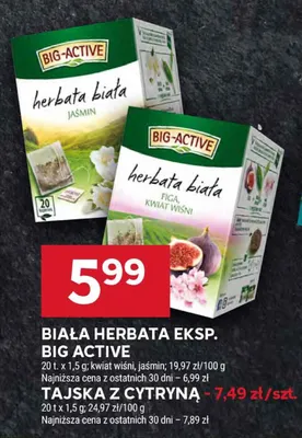 Tajska z cytryną Big Active promocja w Stokrotka