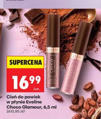 Cień do powiek w płynie Eveline Choco Glamour promocja w Biedronka