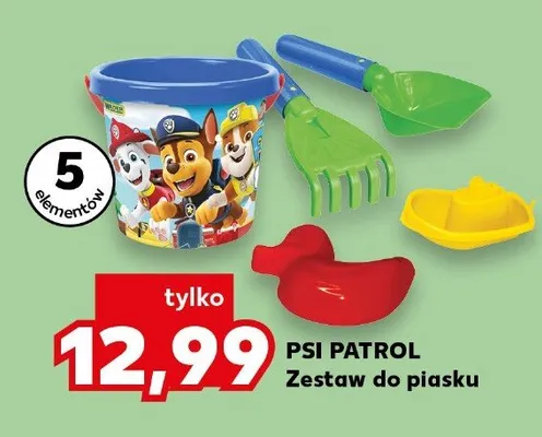 Zestaw do piasku Psi Patrol promocja