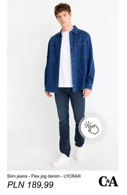 Jeansy slim C & A Flex jog denim LYCRA® promocja w C&A
