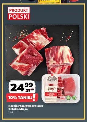 Porcja rosołowa wołowa Sztuka Mięsa promocja w Netto