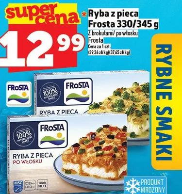 Ryba z pieca Frosta 330/345 g promocja w TOPAZ