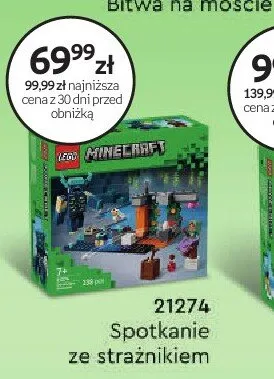 Klocki LEGO Minecraft 21274 Spotkanie ze strażnikiem promocja w Dzień Dziecka