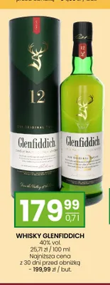 Whisky Glenfiddich 12YO promocja w Twój Market