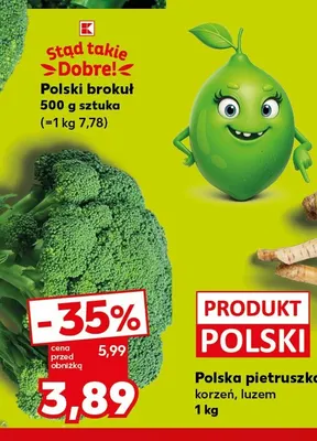 Brokuł polski promocja w Kaufland