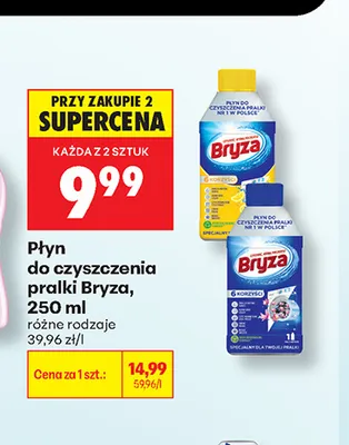 Płyn do czyszczenia pralki Bryza promocja w Biedronka